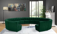 Load image into Gallery viewer, Limitless Green Velvet 14pc. Modular Sectional