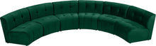 Load image into Gallery viewer, Limitless Green Velvet 6pc. Modular Sectional