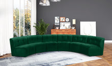 Load image into Gallery viewer, Limitless Green Velvet 6pc. Modular Sectional