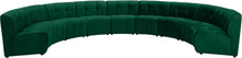 Load image into Gallery viewer, Limitless Green Velvet 9pc. Modular Sectional