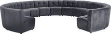 Load image into Gallery viewer, Limitless Grey Velvet 13pc. Modular Sectional