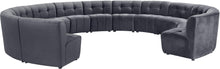Load image into Gallery viewer, Limitless Grey Velvet 13pc. Modular Sectional