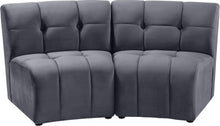 Load image into Gallery viewer, Limitless Grey Velvet 2pc. Modular Sectional