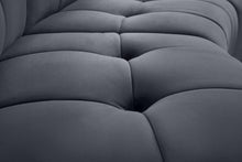Load image into Gallery viewer, Limitless Grey Velvet 6pc. Modular Sectional