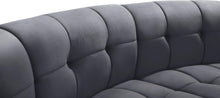 Load image into Gallery viewer, Limitless Grey Velvet 8pc. Modular Sectional