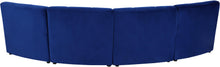 Load image into Gallery viewer, Limitless Navy Velvet 4pc. Modular Sectional