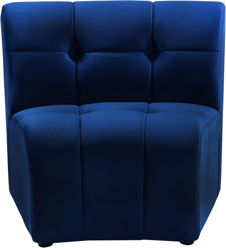 Limitless Navy Velvet Modular Chair