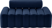 Load image into Gallery viewer, Melody Navy Velvet Loveseat
