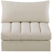 Load image into Gallery viewer, Jacob Cream Velvet Armless