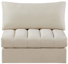 Load image into Gallery viewer, Jacob Cream Velvet Armless