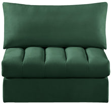 Load image into Gallery viewer, Jacob Green Velvet Armless