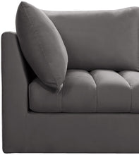Load image into Gallery viewer, Jacob Grey Velvet Modular Sectional