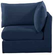 Load image into Gallery viewer, Jacob Navy Velvet Corner