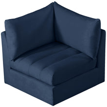 Load image into Gallery viewer, Jacob Navy Velvet Corner