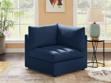Load image into Gallery viewer, Jacob Navy Velvet Corner