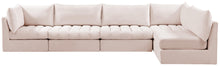 Load image into Gallery viewer, Jacob Pink Velvet Modular Sectional