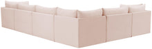 Load image into Gallery viewer, Jacob Pink Velvet Modular Sectional