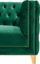 Load image into Gallery viewer, Michelle Green Velvet Loveseat