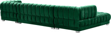 Load image into Gallery viewer, Gwen Green Velvet 3pc. Sectional (3 Boxes)