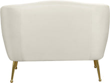 Load image into Gallery viewer, Tori Cream Velvet Chair