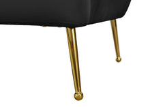 Load image into Gallery viewer, Tori Black Velvet Chair