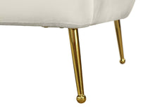 Load image into Gallery viewer, Tori Cream Velvet Chair