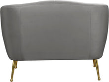Load image into Gallery viewer, Tori Grey Velvet Chair