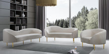 Load image into Gallery viewer, Ritz Cream Velvet Chair
