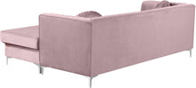Load image into Gallery viewer, Eliana Pink Velvet 2pc. Reversible Sectional