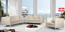 Load image into Gallery viewer, Scarlett Cream Velvet Chair