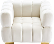 Load image into Gallery viewer, Gwen Cream Velvet Chair