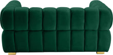 Load image into Gallery viewer, Gwen Green Velvet Loveseat