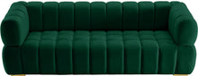 Load image into Gallery viewer, Gwen Green Velvet Sofa