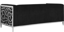 Load image into Gallery viewer, Opal Black Velvet Sofa