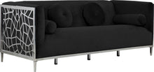 Load image into Gallery viewer, Opal Black Velvet Sofa