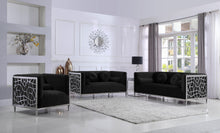Load image into Gallery viewer, Opal Black Velvet Chair