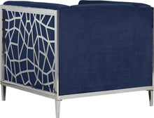 Load image into Gallery viewer, Opal Navy Velvet Chair