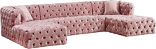 Load image into Gallery viewer, Coco Pink Velvet 3pc. Sectional (3 Boxes)
