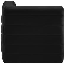 Load image into Gallery viewer, Quincy Black Velvet Modular Corner Chair
