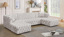 Load image into Gallery viewer, Coco White Velvet 3pc. Sectional (3 Boxes)