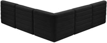 Load image into Gallery viewer, Quincy Black Velvet Modular Sectional