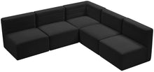 Load image into Gallery viewer, Quincy Black Velvet Modular Sectional