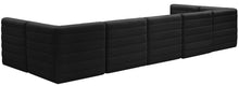Load image into Gallery viewer, Quincy Black Velvet Modular Sectional