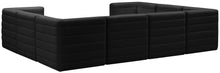 Load image into Gallery viewer, Quincy Black Velvet Modular Sectional