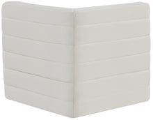 Load image into Gallery viewer, Quincy Cream Velvet Modular Corner Chair