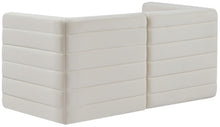 Load image into Gallery viewer, Quincy Cream Velvet Modular Sofa