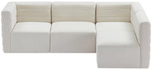 Load image into Gallery viewer, Quincy Cream Velvet Modular Sectional