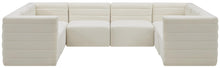 Load image into Gallery viewer, Quincy Cream Velvet Modular Sectional