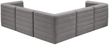 Load image into Gallery viewer, Quincy Grey Velvet Modular Sectional