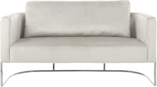 Load image into Gallery viewer, Casa Cream Velvet Loveseat